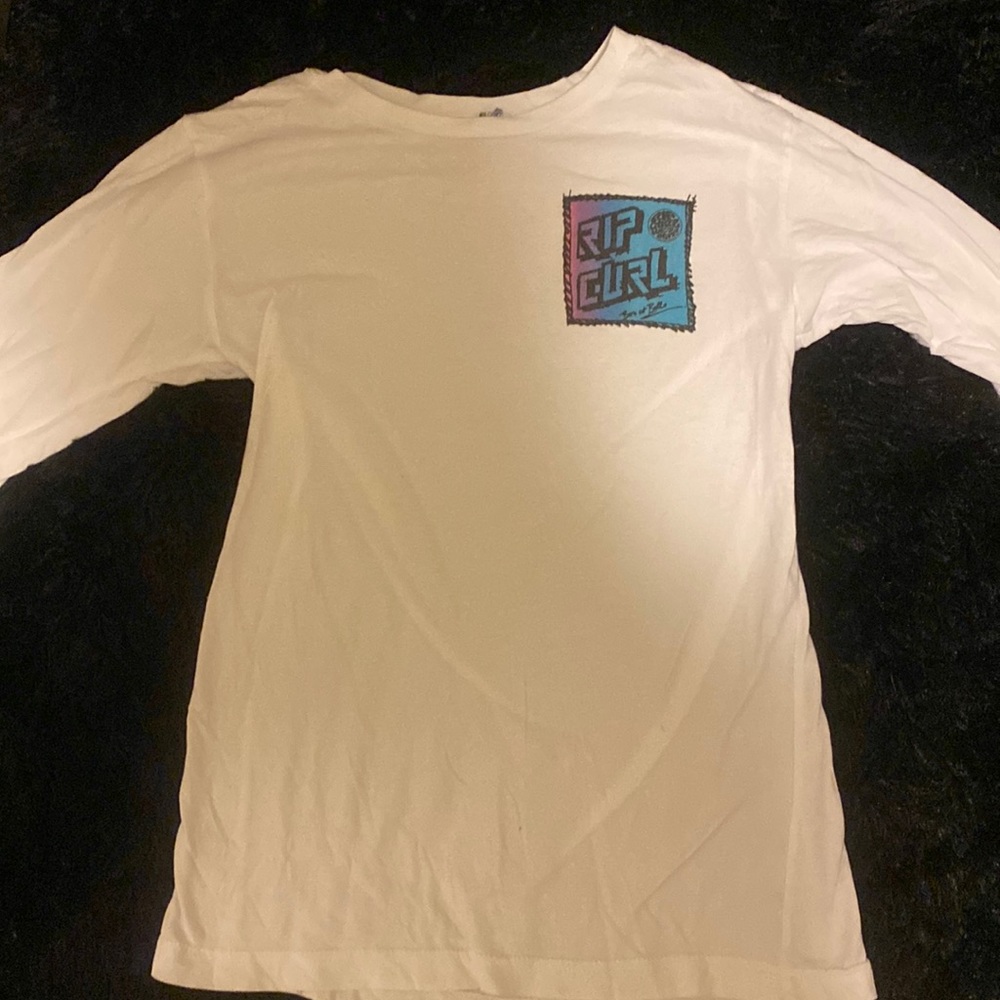 Extra small long sleeve white rip curl